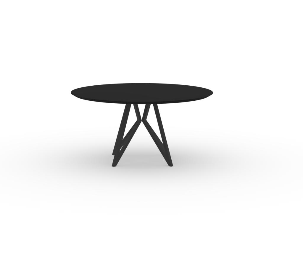 Studio Henk Eettafel 140 Zwart Fenix Butterfly Van €2829 nu, Studio Henk, Nieuw, Ophalen of Verzenden, Studio Henk