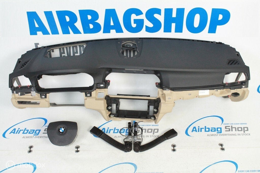 Airbag set - Dashboard zwart beige head up + speaker BMW F10, Gebruikt, Ophalen of Verzenden