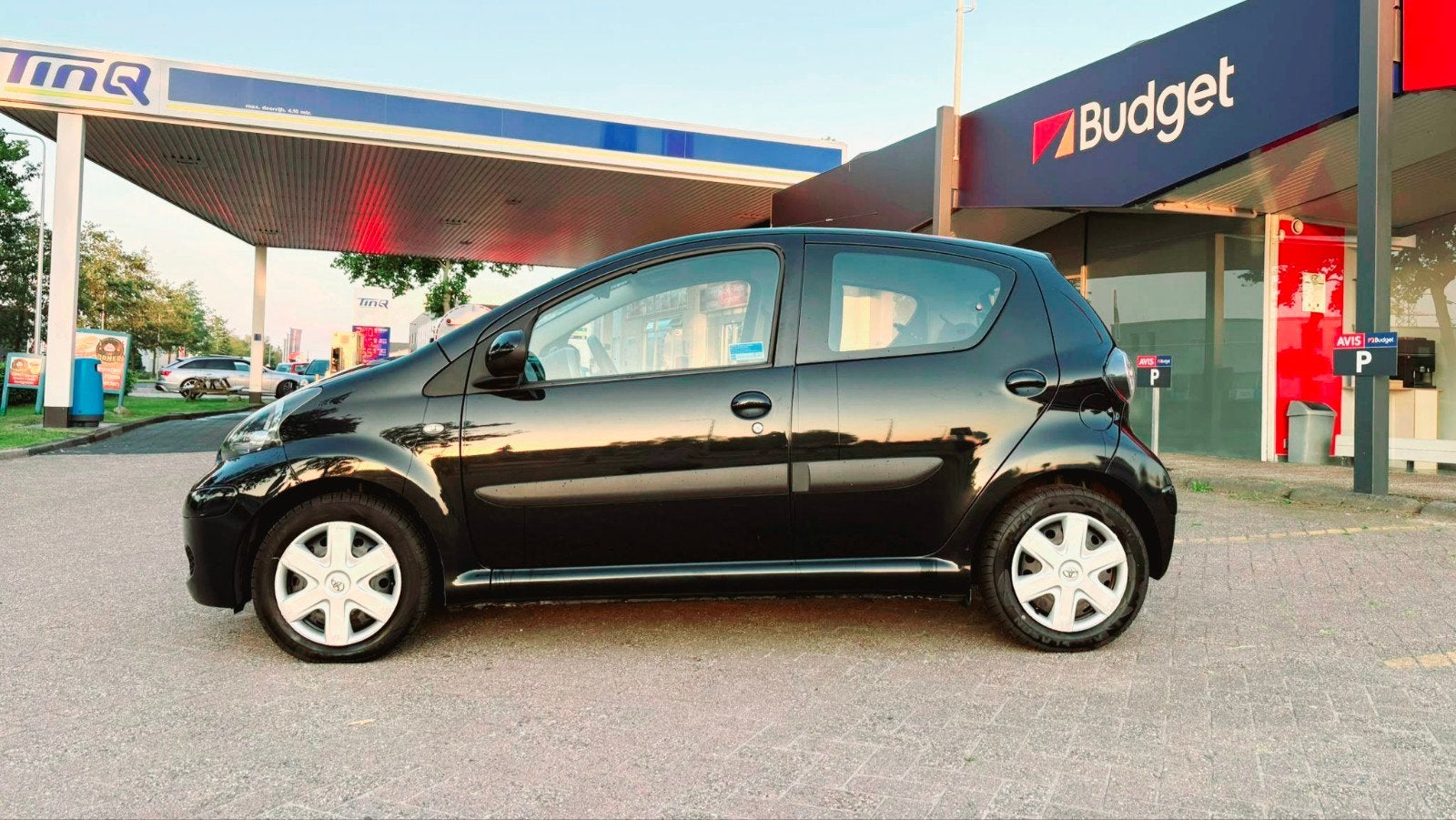 NAP!!Toyota Aygo 1.0 Comfort Navigator.1e Eigenaar., Auto's, Voorwielaandrijving, Stof, Zwart, 4 stoelen