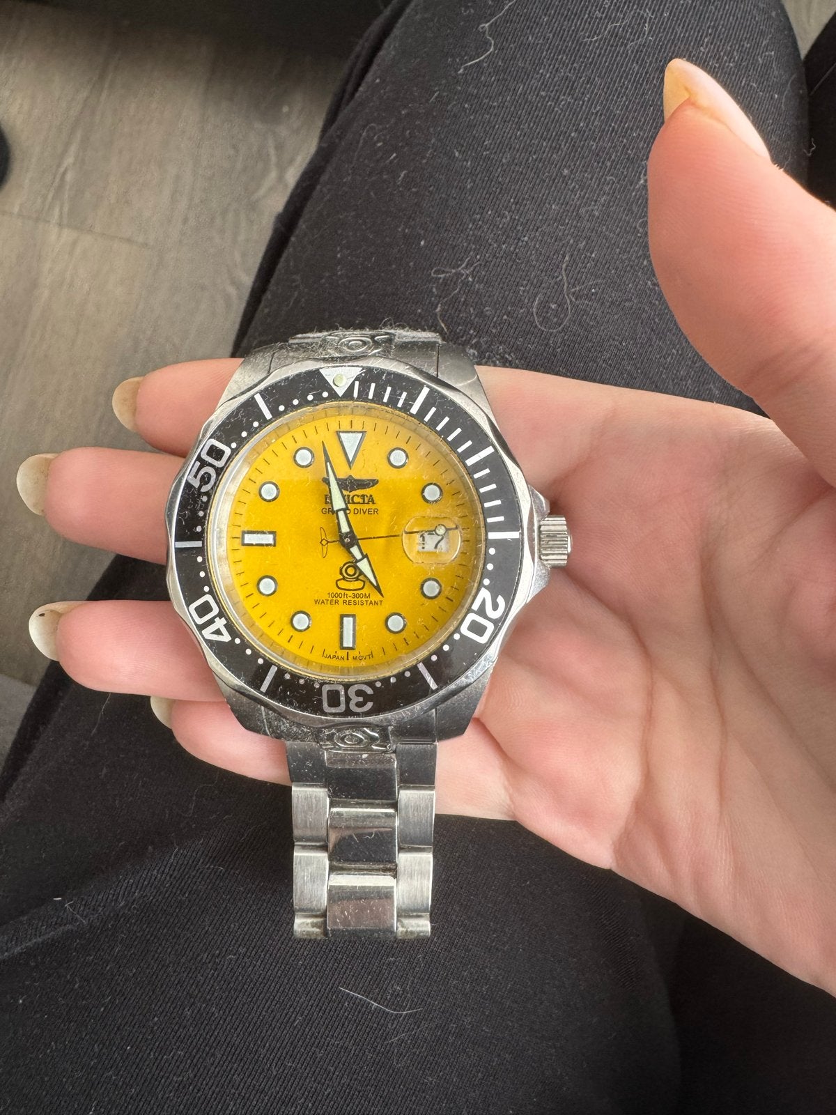 Invicta horloge - Automaat, Staal, Staal, Polshorloge, Zo goed als nieuw
