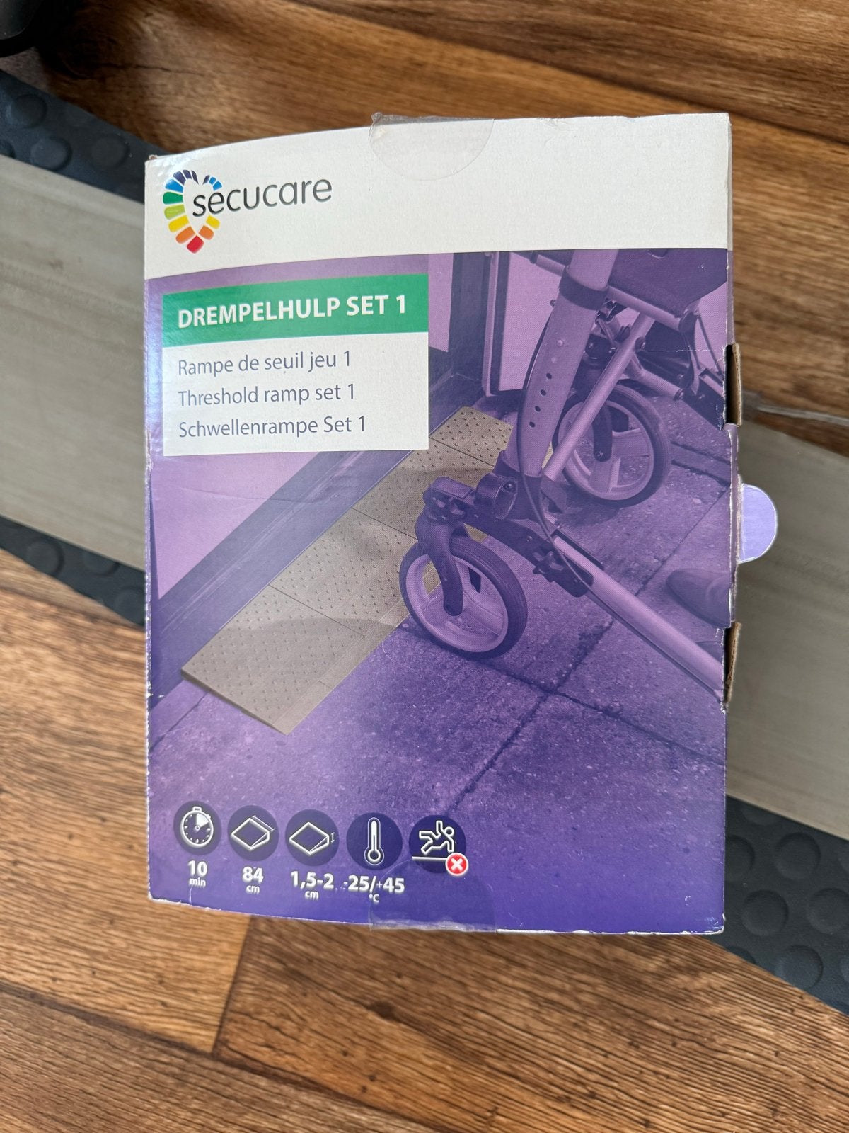 Secucare drempelhulp, Ophalen, Gebruikt