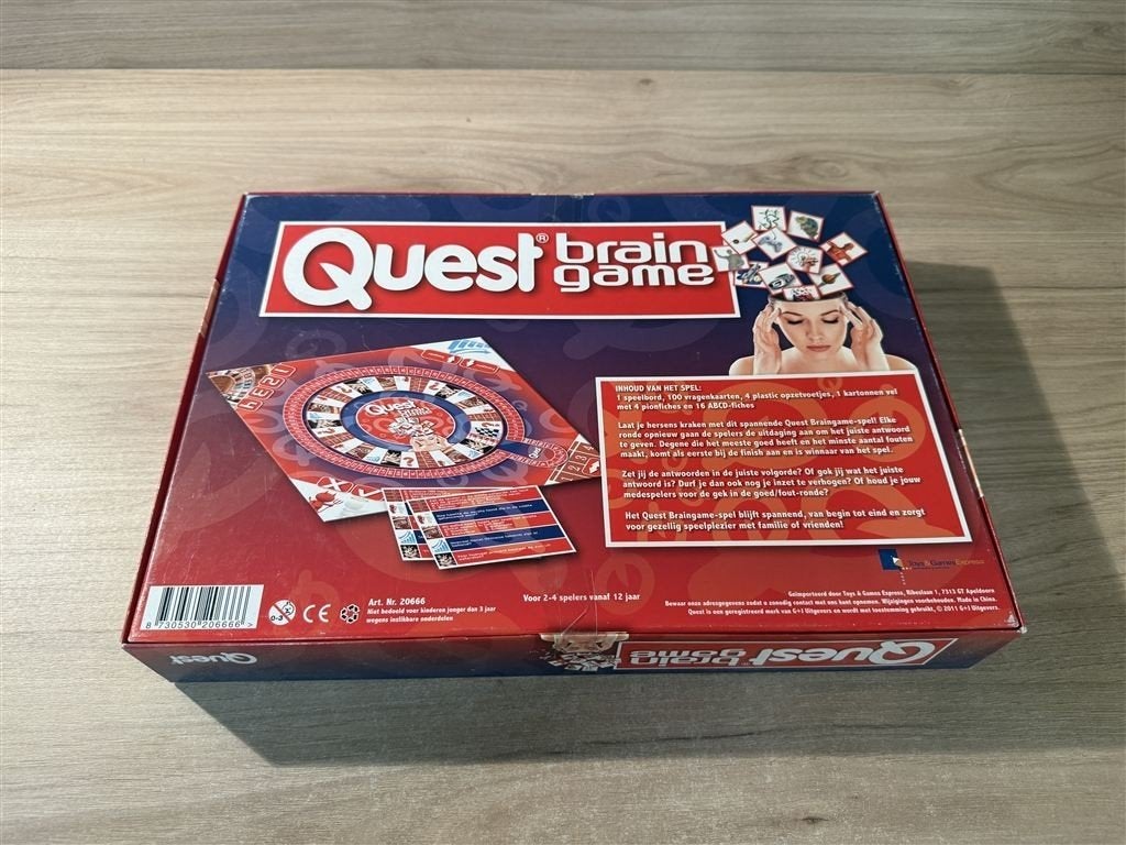 Quest Brain game - s6041, Hobby en Vrije tijd, Gezelschapsspellen | Bordspellen, Verzenden, Zo goed als nieuw