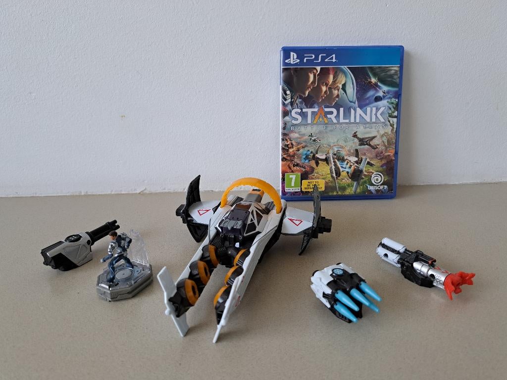 Uitgebreid Starlink ps4 pakket, Spelcomputers en Games, Games | Sony PlayStation 4, Zo goed als nieuw, Racen en Vliegen, 2 spelers