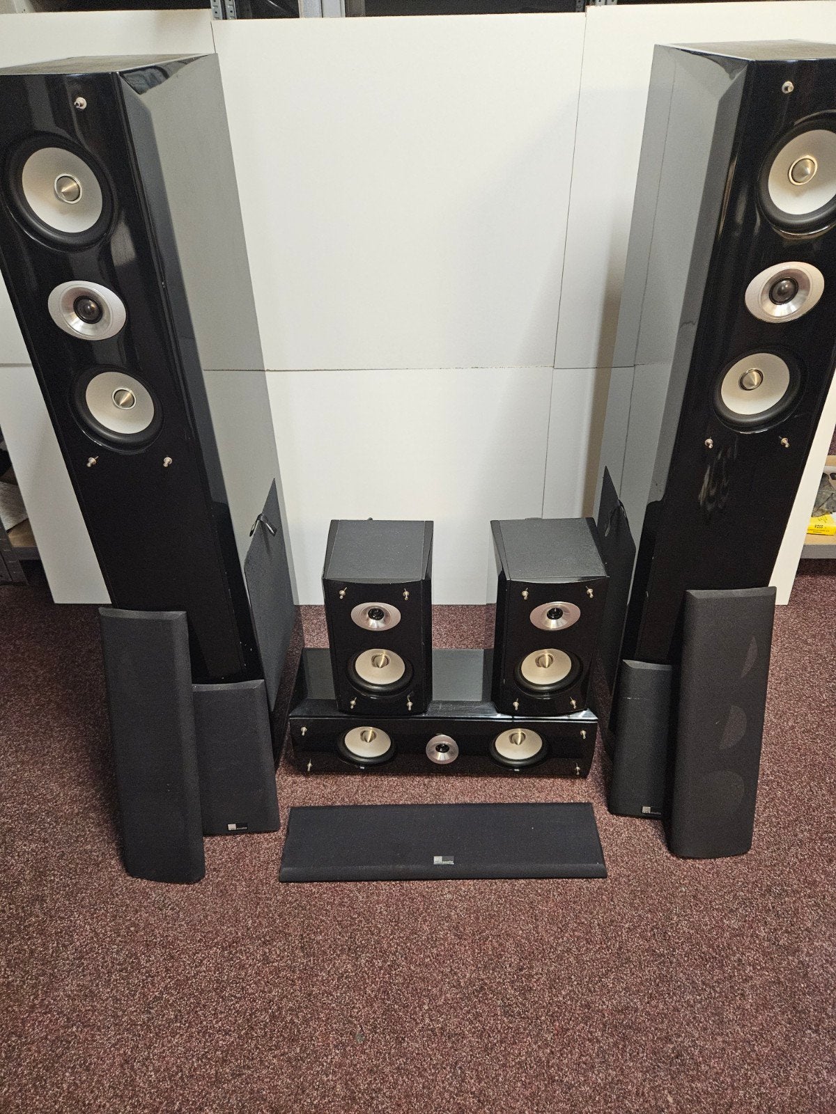Pure Acoustics Dream 77 Home Cinema Speakerset, Gebruikt, Speakerset, Geschikt voor surround/home cinema, Ophalen