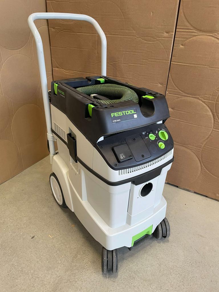 Festool CTM 48 EI Bouwstofzuiger - 1200W - klasse M - 48L, Niet ingevuld, Gebruikt, Niet ingevuld, Ophalen of Verzenden
