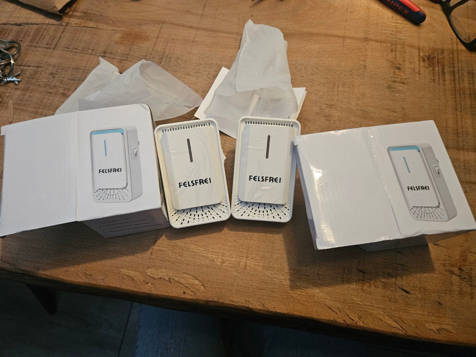 FELSFREI Mini-luchtreiniger voor stopcontact - Nieuw, Ophalen of Verzenden, Nieuw
