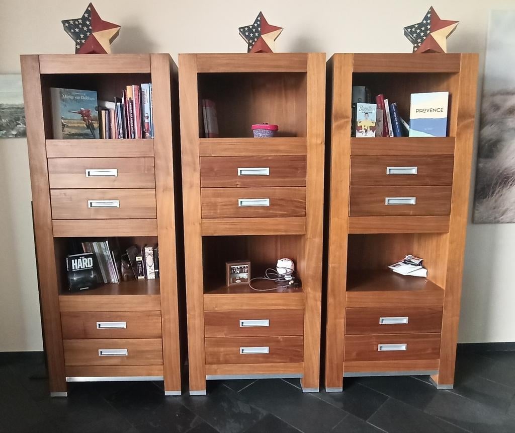 Set van woonkamerkasten, Ophalen, 50 tot 100 cm, Zo goed als nieuw, 150 tot 200 cm