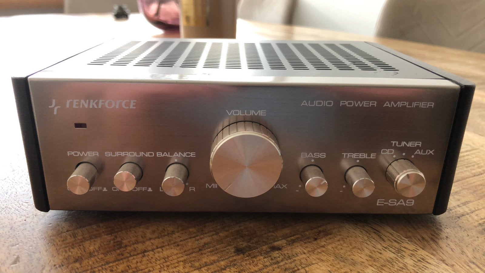 Renkforce E-SA9 Stereoversterker 2 x 12 W, Ophalen of Verzenden