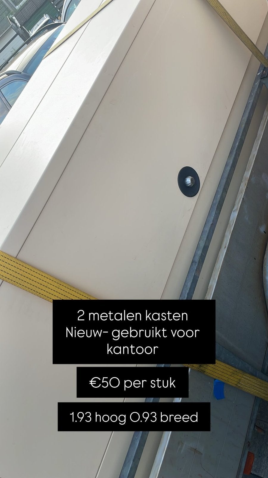Stal kast METAAL nieuw Moeten zsm weg, Ophalen, Zo goed als nieuw, Metaal, Minder dan 200 cm