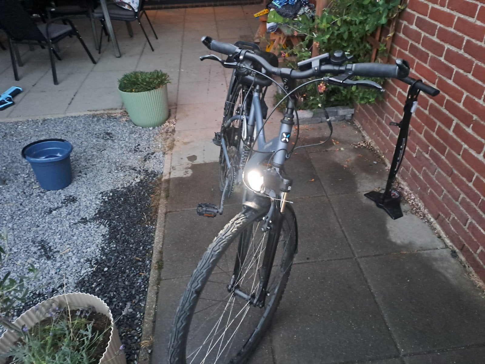Gebruikte B'Twin elektrische fiets met slot, Ophalen, Gebruikt, Overige merken