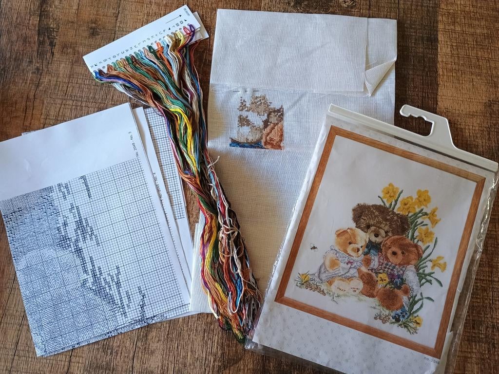 Borduurpakket - Beren, Ophalen of Verzenden, Gebruikt, Borduurpakket