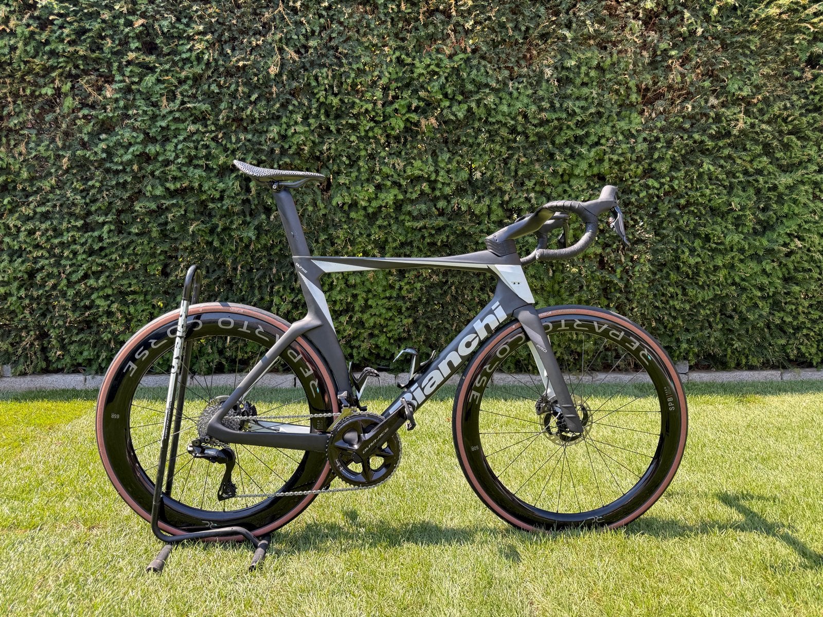 Bianchi Oltre pro racefiets - Dura-Ace Di2, Carbon, Fietsen en Brommers, 28 inch, Carbon, Heren, Zo goed als nieuw