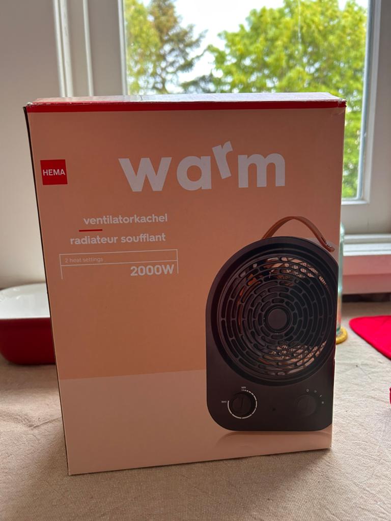 Kachel - portable mini heater, Huis en Inrichting, Kachels, Zo goed als nieuw, Overige soorten, Elektrisch, Ophalen