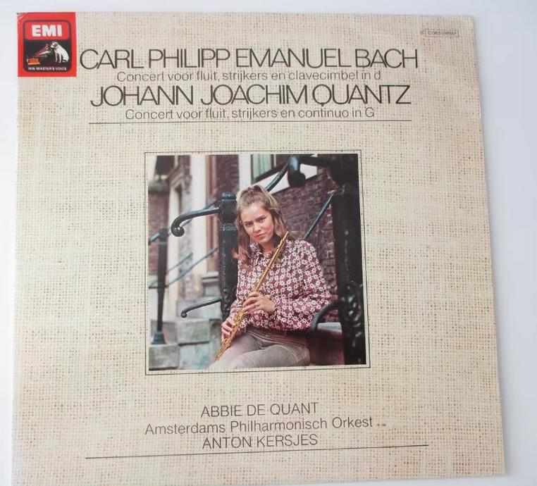 LP Bach, Johann Joachim Quantz, Verzenden, Overige formaten, Overige typen, Zo goed als nieuw