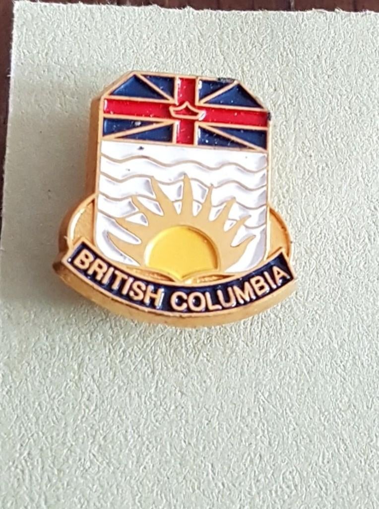 Speldje British Columbia Canada, Verzamelen, Speldjes, Pins en Buttons, Ophalen of Verzenden, Zo goed als nieuw, Stad of Land