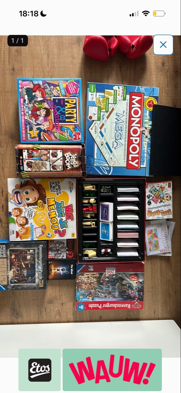 Diverse Spellen en Puzzels: Monopoly, Jenga, Party & Co en m, Verzenden, Gebruikt