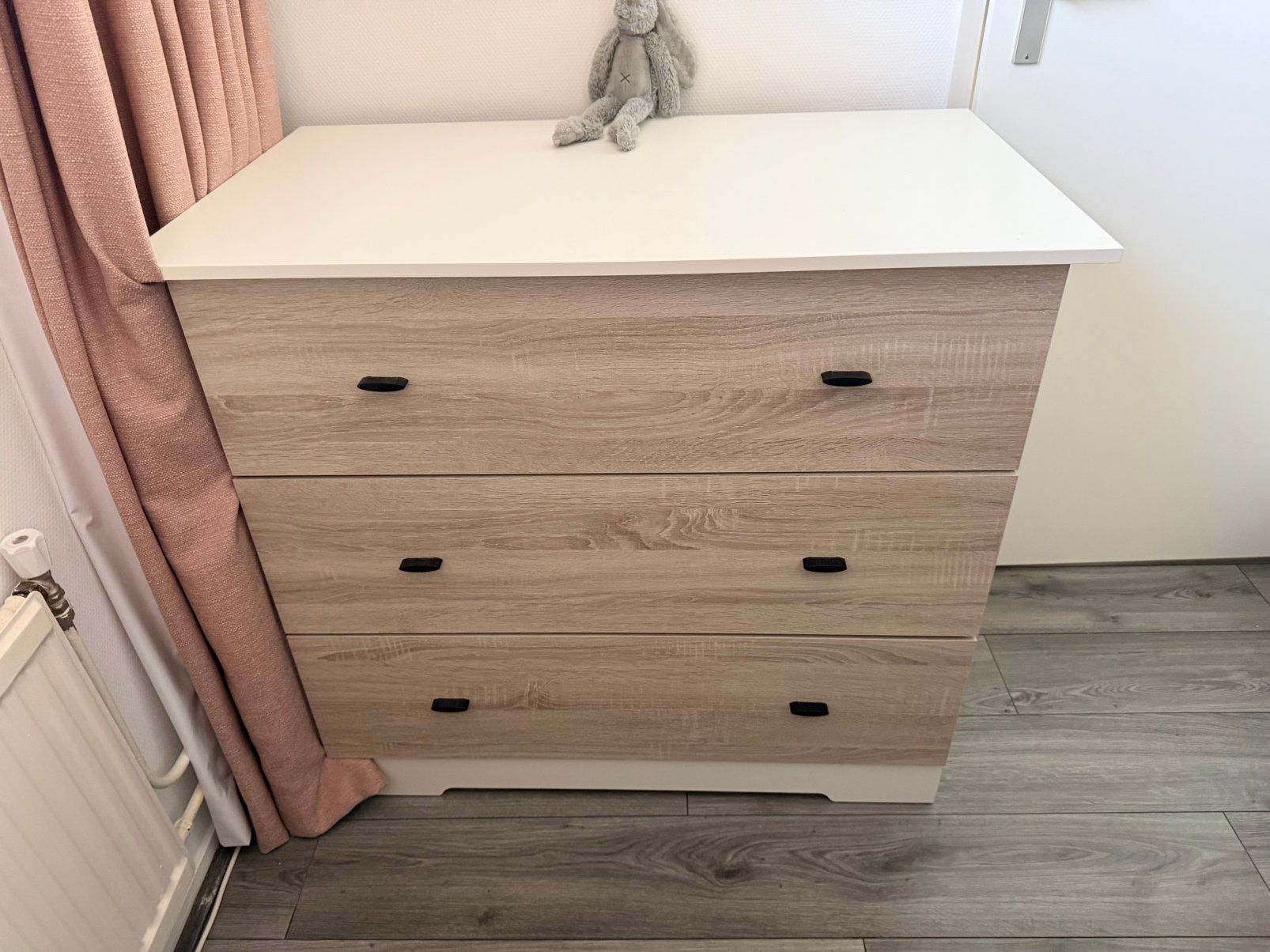 Babykamer set – ledikant + commode + hemel, Ophalen, 50 tot 70 cm, 90 tot 105 cm, 100 cm of meer