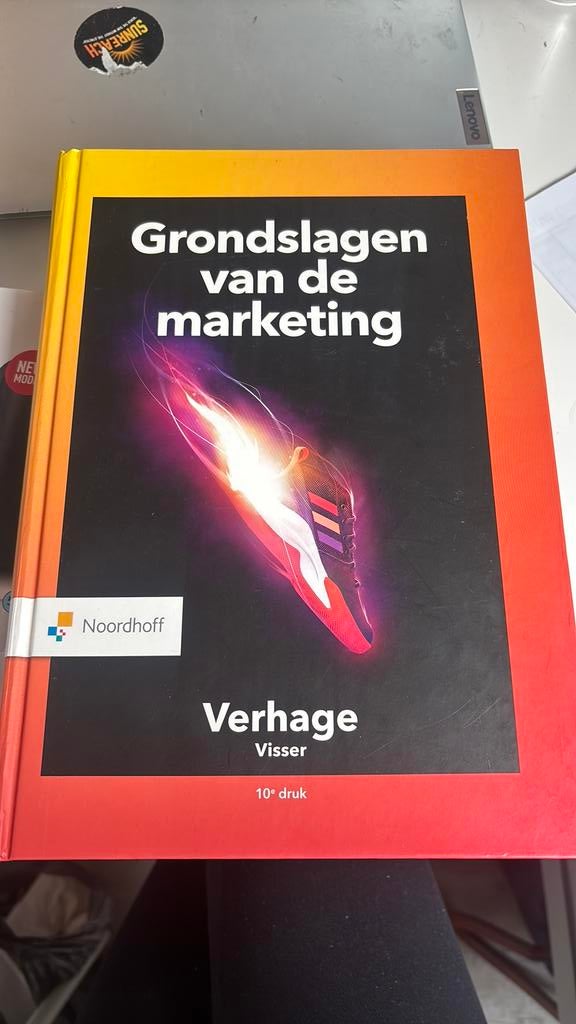 Grondslagen van de marketing 10e druk, Boeken, Ophalen of Verzenden, Zo goed als nieuw, Economie en Marketing
