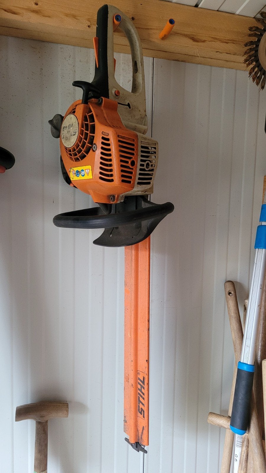 Stihl HS 45 heggenschaar - staat al een tijdje stil, Ophalen, Gebruikt, Benzine, Stihl