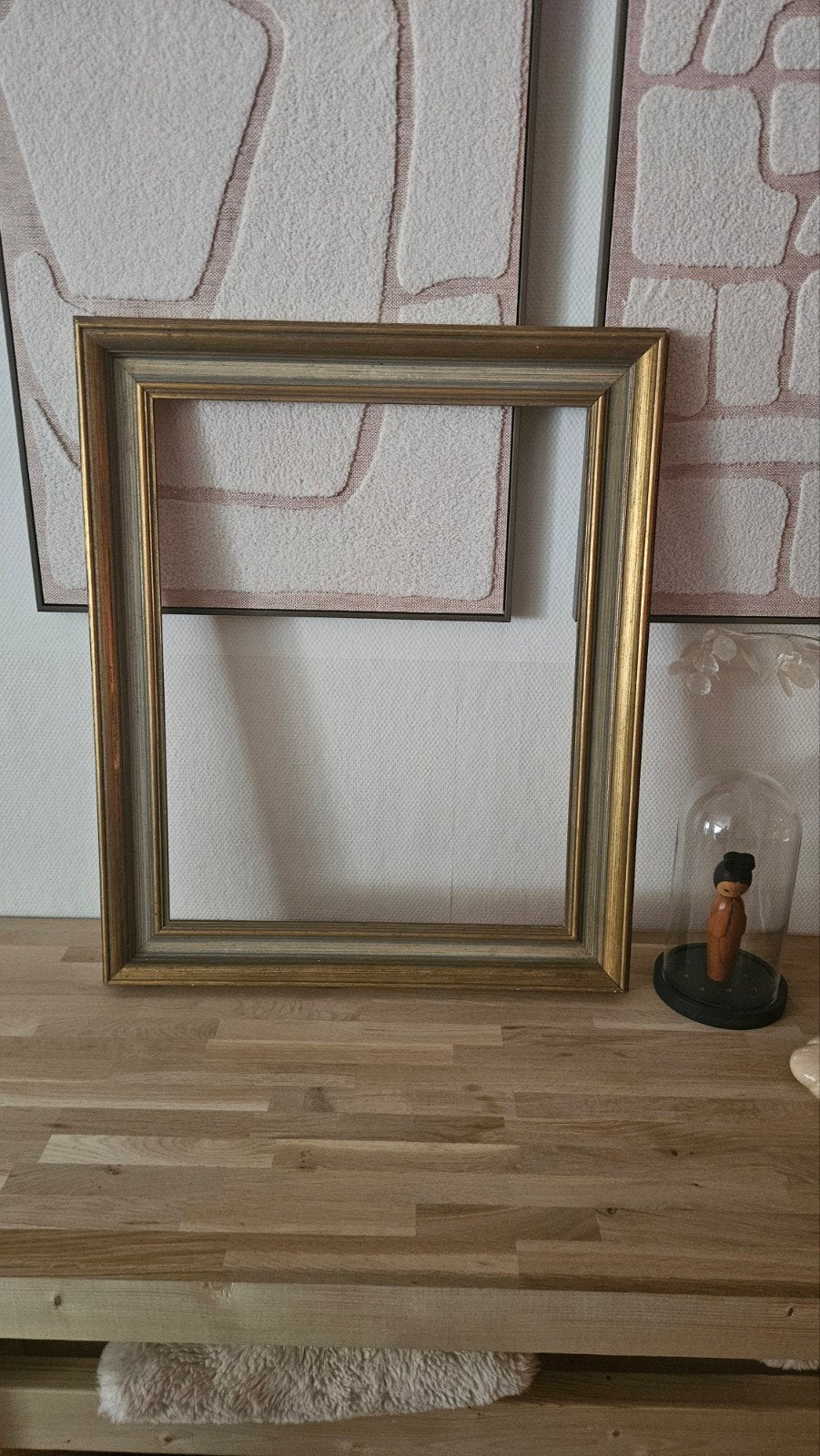 Karaktervolle oude lijst van hout, Ophalen, Hout