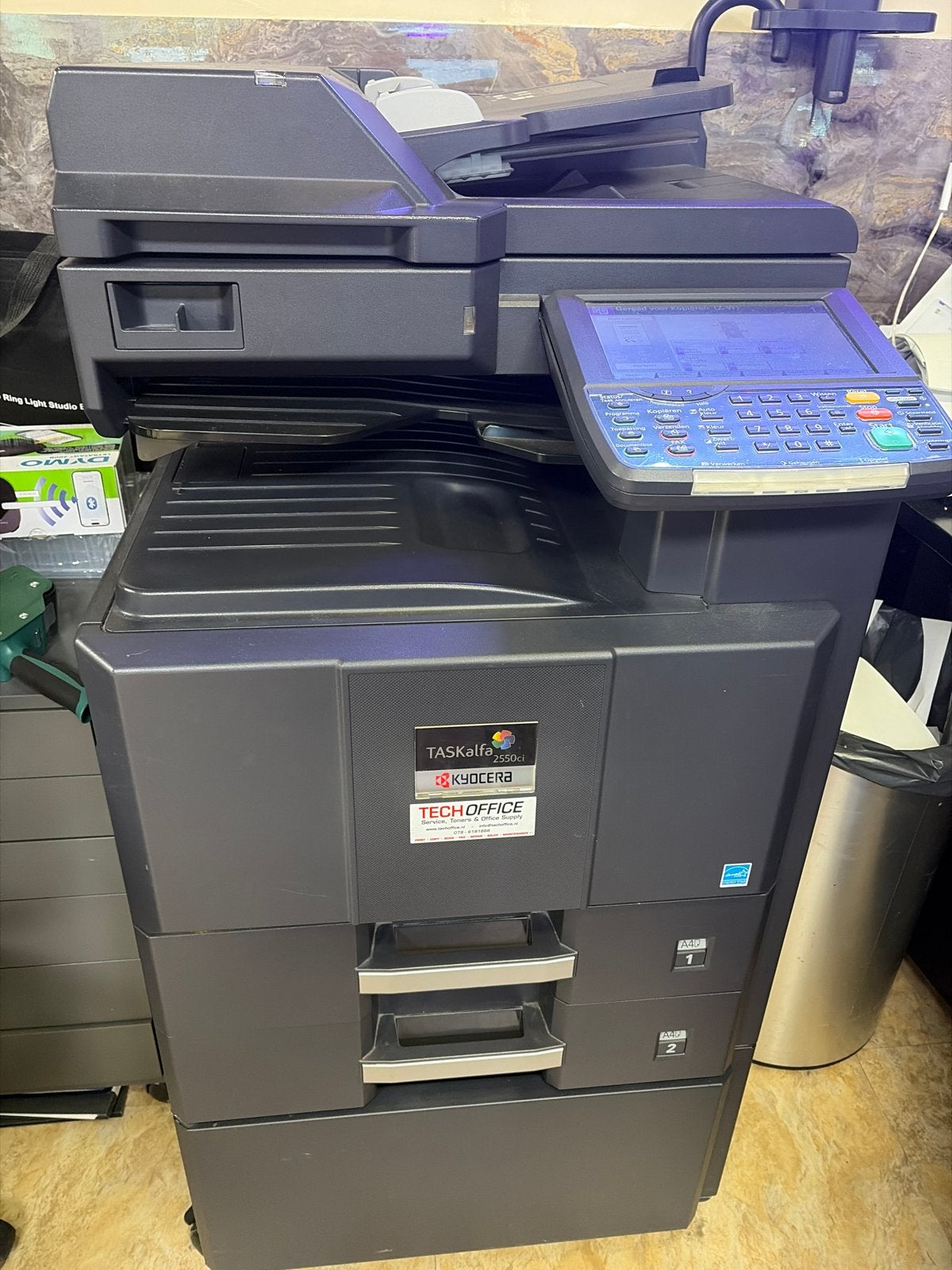 Kyocera TASKalfa 2550CI All-in-one kleurenprinter incl A3, Computers en Software, Printers, Ophalen, Gebruikt, Faxen, All-in-one