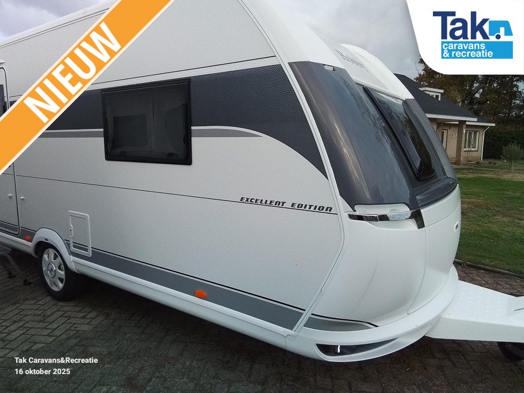 Hobby Excellent Edition 540 UFF met queensbed, Rondzit, Hobby, Bedrijf, 6 tot 7 meter