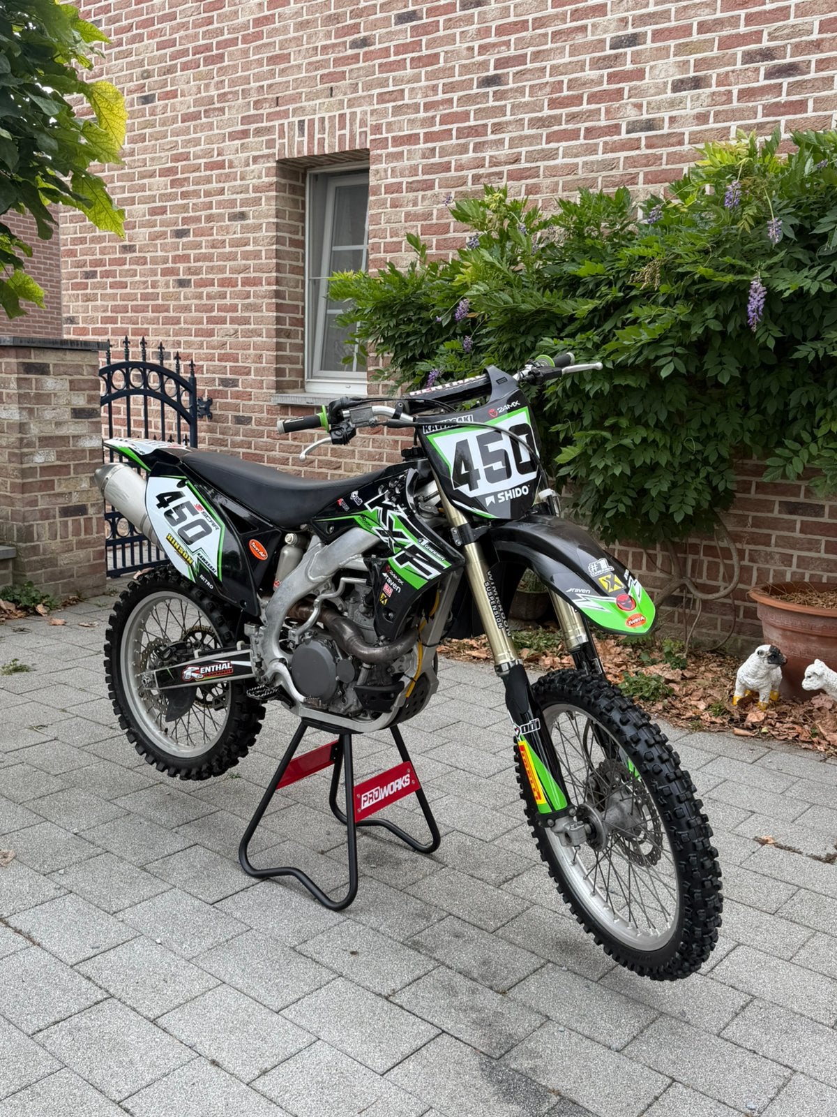 Kawasaki kxf 450, Fietsen en Brommers, Zo goed als nieuw, 5 versnellingen, Ophalen, 450 cc