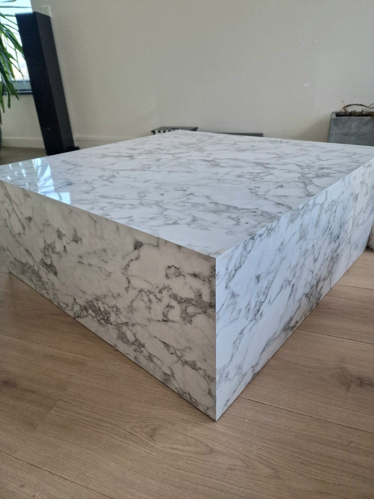 Marmer salontafels te koop, Ophalen, Kunststof, 50 tot 100 cm, Rond