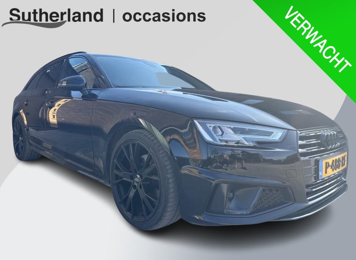 Audi A4 Avant 40 TFSI Sport S line black edition 190 PK | Zw, Auto's, Audi, Gebruikt, 1984 cc, A4, Zwart