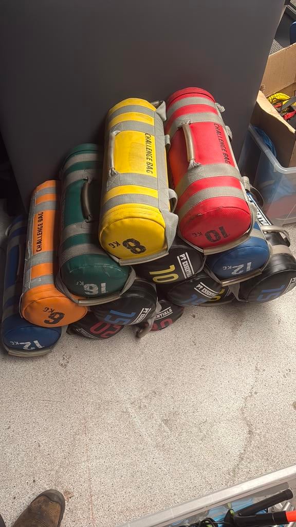 Diverse sandbags, Ophalen, Gebruikt, Kettlebell