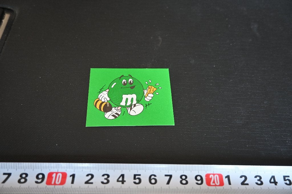 sticker mars 1994 strip M&M's groen voetbal 175, Ophalen of Verzenden, Zo goed als nieuw