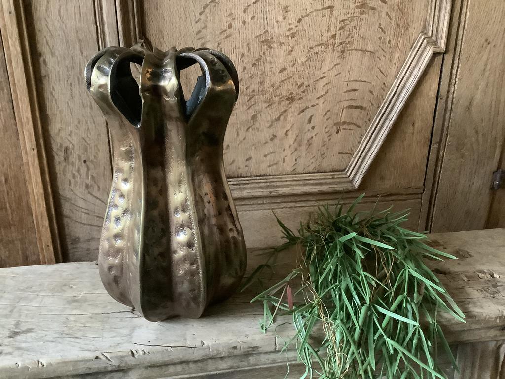 NIEUW hele bijzondere Light & Living metalen vaas, Ophalen of Verzenden, Nieuw