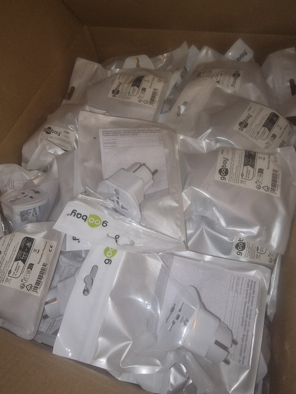 48 Reis Adapters Travel - EU stekker - Nieuw, Ophalen of Verzenden, Nieuw, Apparatuur