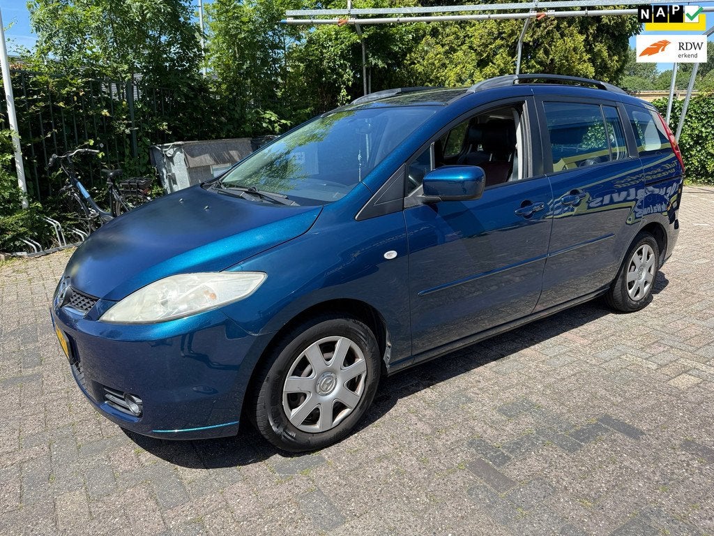 Mazda 5 1.8 Touring 7 PERSOONS, Auto's, Mazda, Gebruikt, 1370 kg, 4 cilinders, Blauw