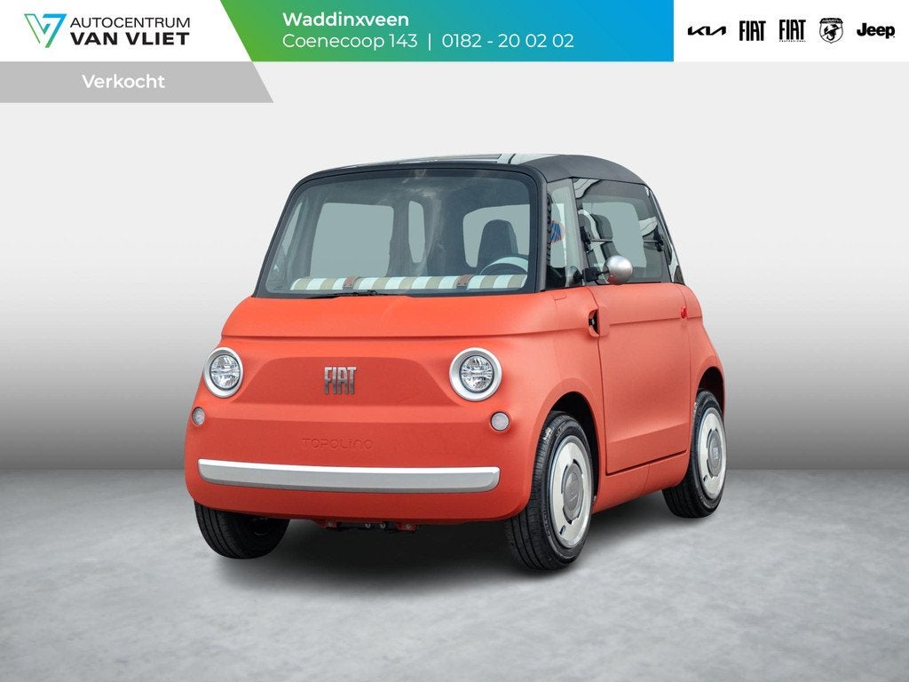 Fiat Topolino Base | Uit voorraad leverbaar | Private Lease, Auto's, Fiat, 400 kg, Met garantie (alle), 75 km, Origineel Nederlands