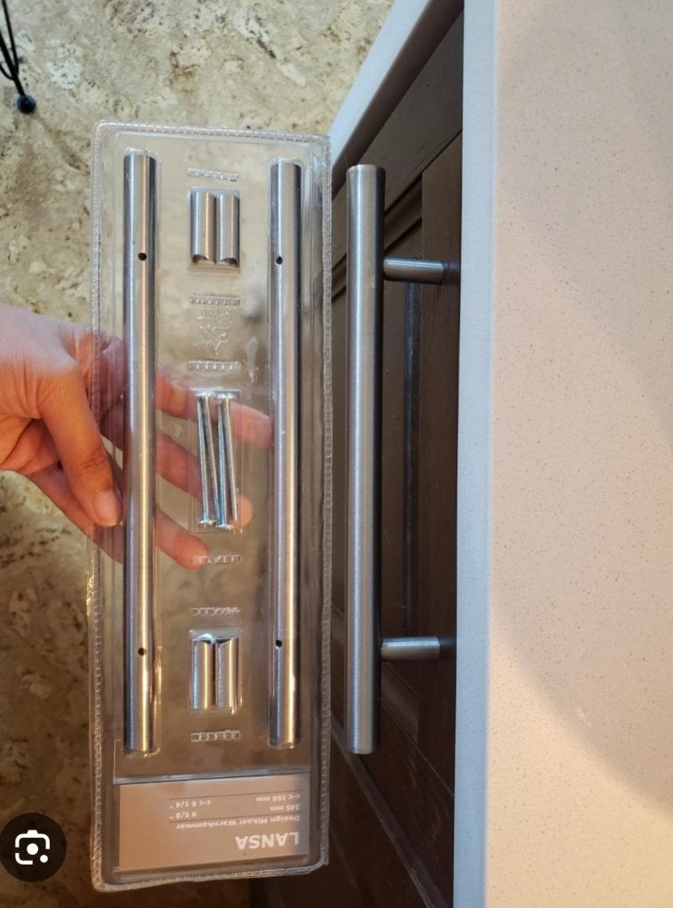 4 IKEA LANSA handgrepen voor kasten of lades, Ophalen, Minder dan 50 cm, Nieuw, Minder dan 25 cm