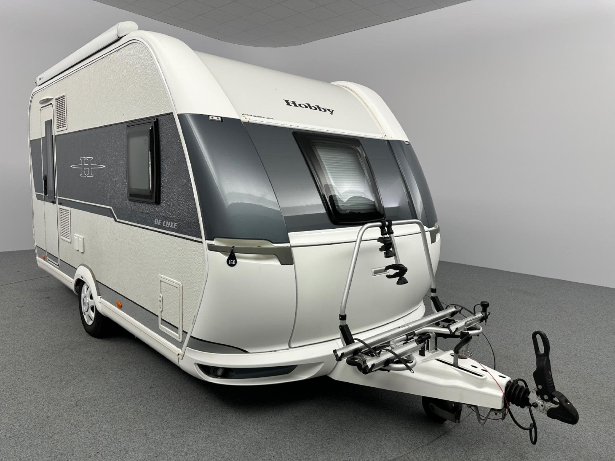 Hobby de Luxe 400 SFE Mover Cassetteluifel Fietsendrager, Caravans en Kamperen, Caravans, Hobby, Bedrijf, Koelkast, 4 tot 5 meter