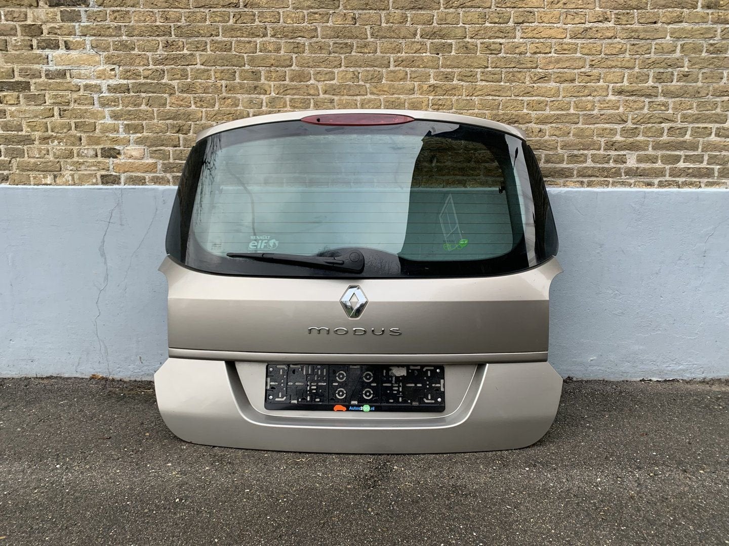 achterklep renault grand modus 2008 tot 2012 licht goud, Gebruikt, Renault, -, Ophalen of Verzenden