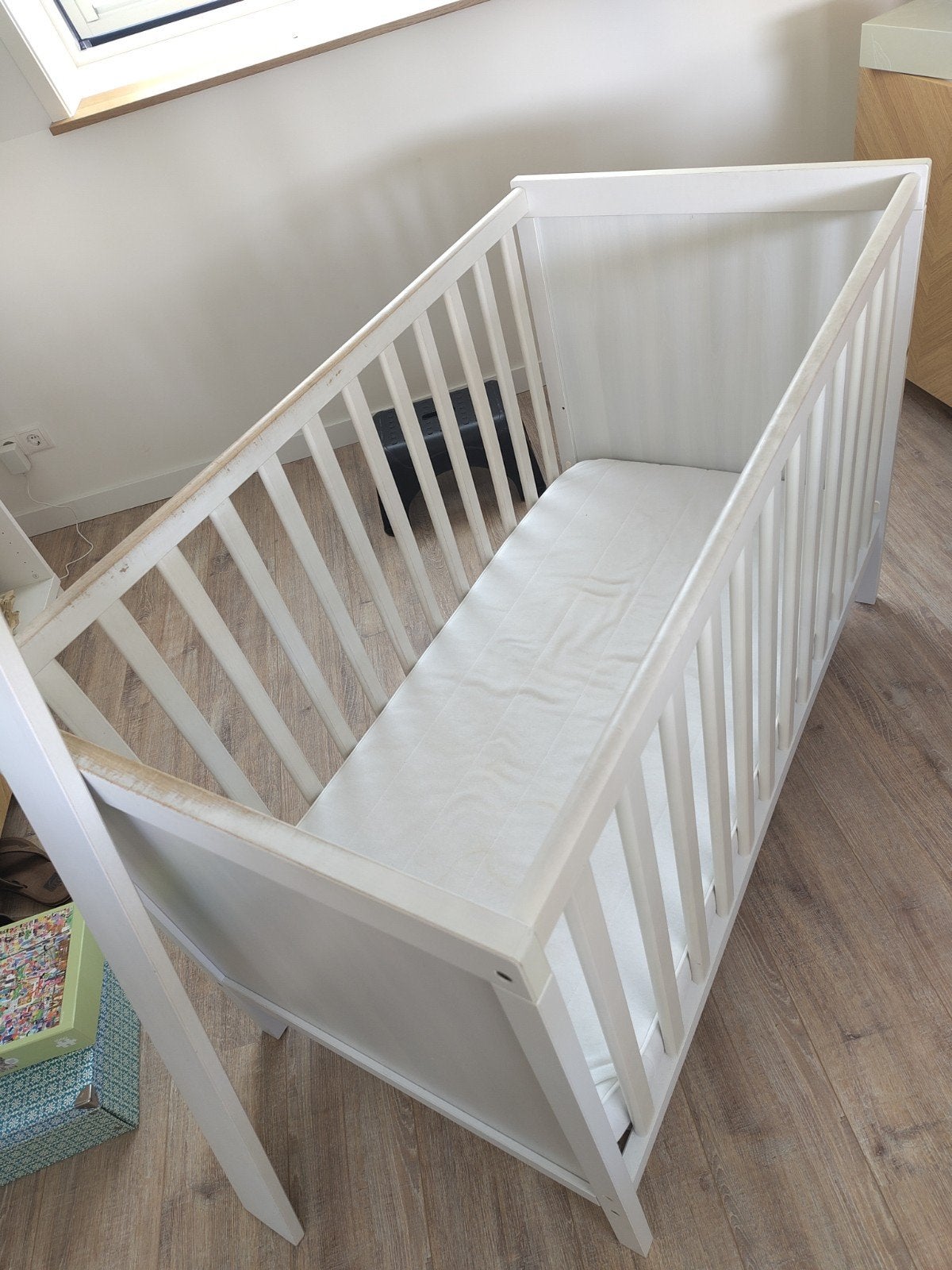 Ikea Sundvik Ledikant/Peuterbed - Gebruikt, Ophalen, Gebruikt, 70 tot 85 cm, 140 tot 160 cm