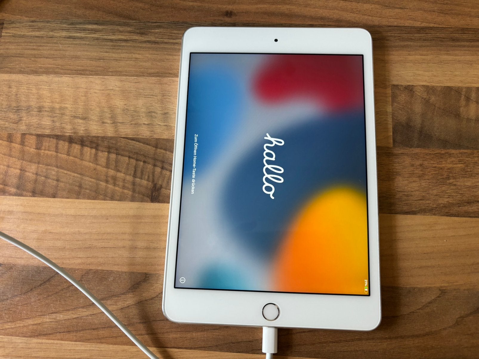 iPad mini 4, Computers en Software, Ophalen, Gebruikt, Wit, 8 inch