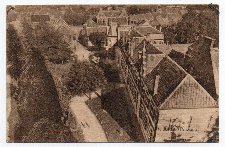 Asten Panorama (Jos Strijbosch Sevenum nr 54), Verzamelen, Ophalen, 1920 tot 1940, Ongelopen, Noord-Brabant