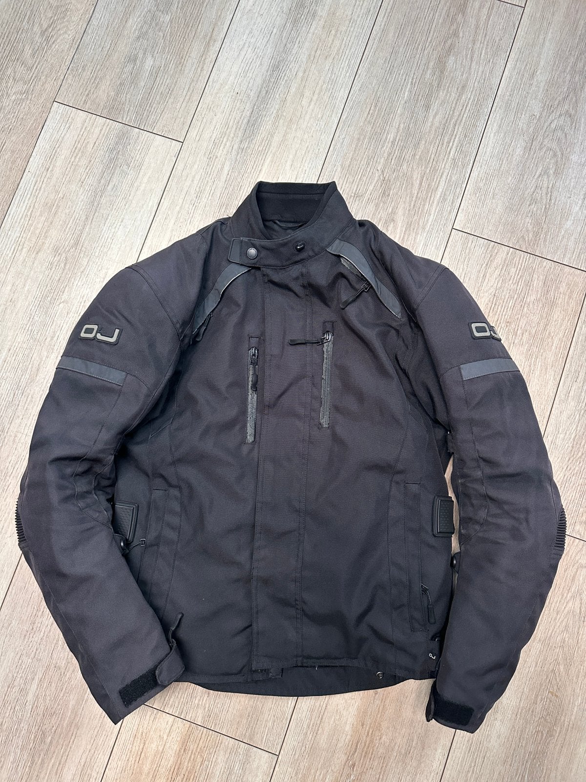 OJ Textiel Motorjas - Maat M - Zwart, Ophalen of Verzenden, Tweedehands, Heren, Jas | textiel