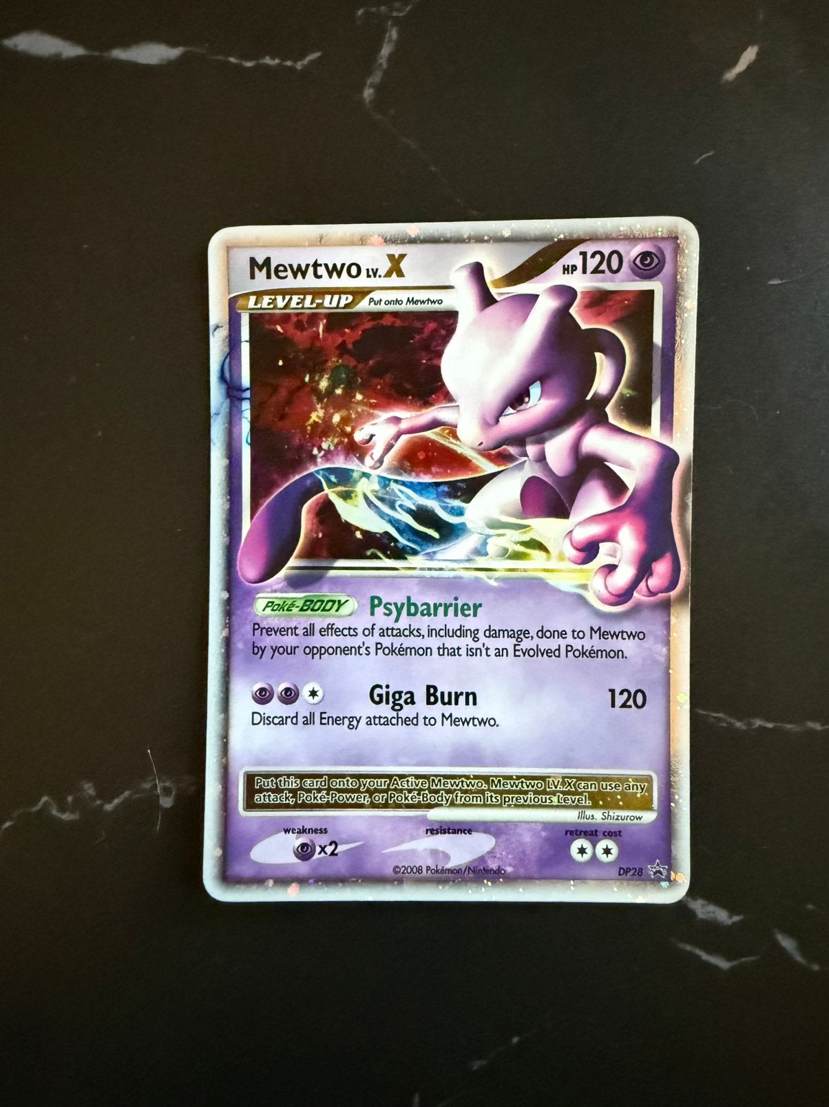 Mewtwo LV.X DP28 – Promo (2008), Ophalen of Verzenden, Zo goed als nieuw
