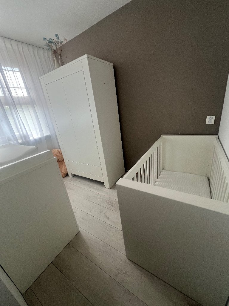 Compleet witte babykamer Kidsmill Alaska, Ophalen, Gebruikt, Jongetje of Meisje