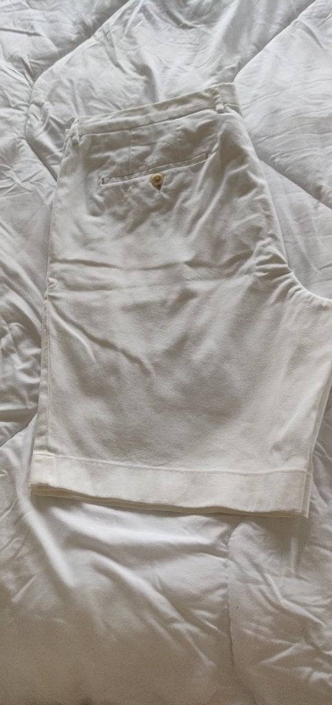 Heren korte Broek, Kleding | Heren, Maat 52/54 (L), Verzenden, Wit, Van Gils