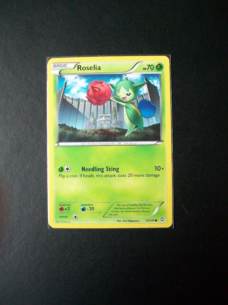 4066. Nieuwe Pokemonkaart ROSELIA HP 70 (13/124) 2012, Verzenden, Nieuw, Losse kaart