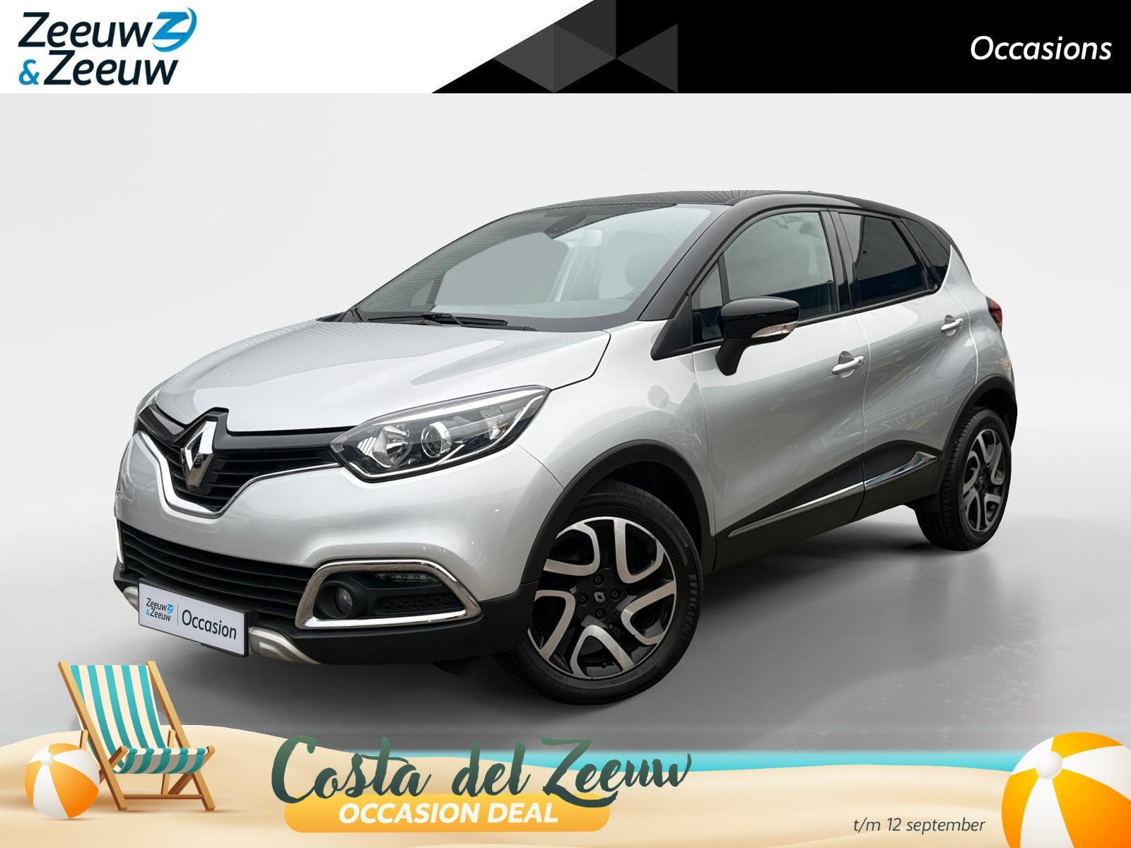 Renault Captur 0.9 TCe Xmod Two Tone | Lederen Bekleding | A, Auto's, Gebruikt, Euro 6, 49 €/maand, Handgeschakeld