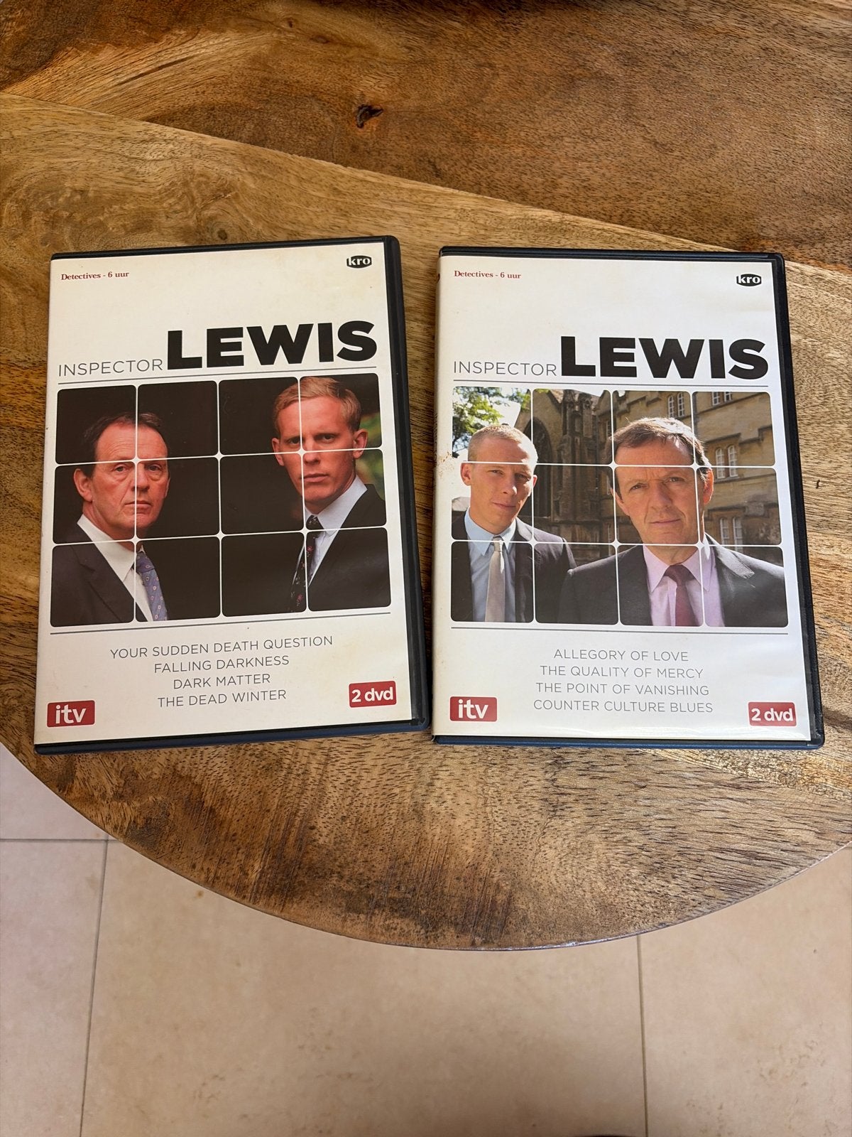 Inspector Lewis DVD Boxset - Seizoen 1 & 2, Ophalen, Engels, Nederlands, Zo goed als nieuw