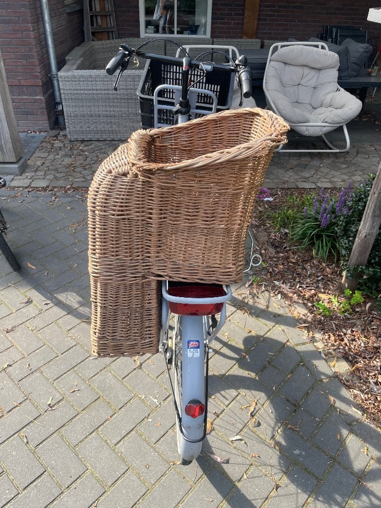 rieten kinderzitje, Ophalen, Gebruikt, Achterzitje, Onbekend