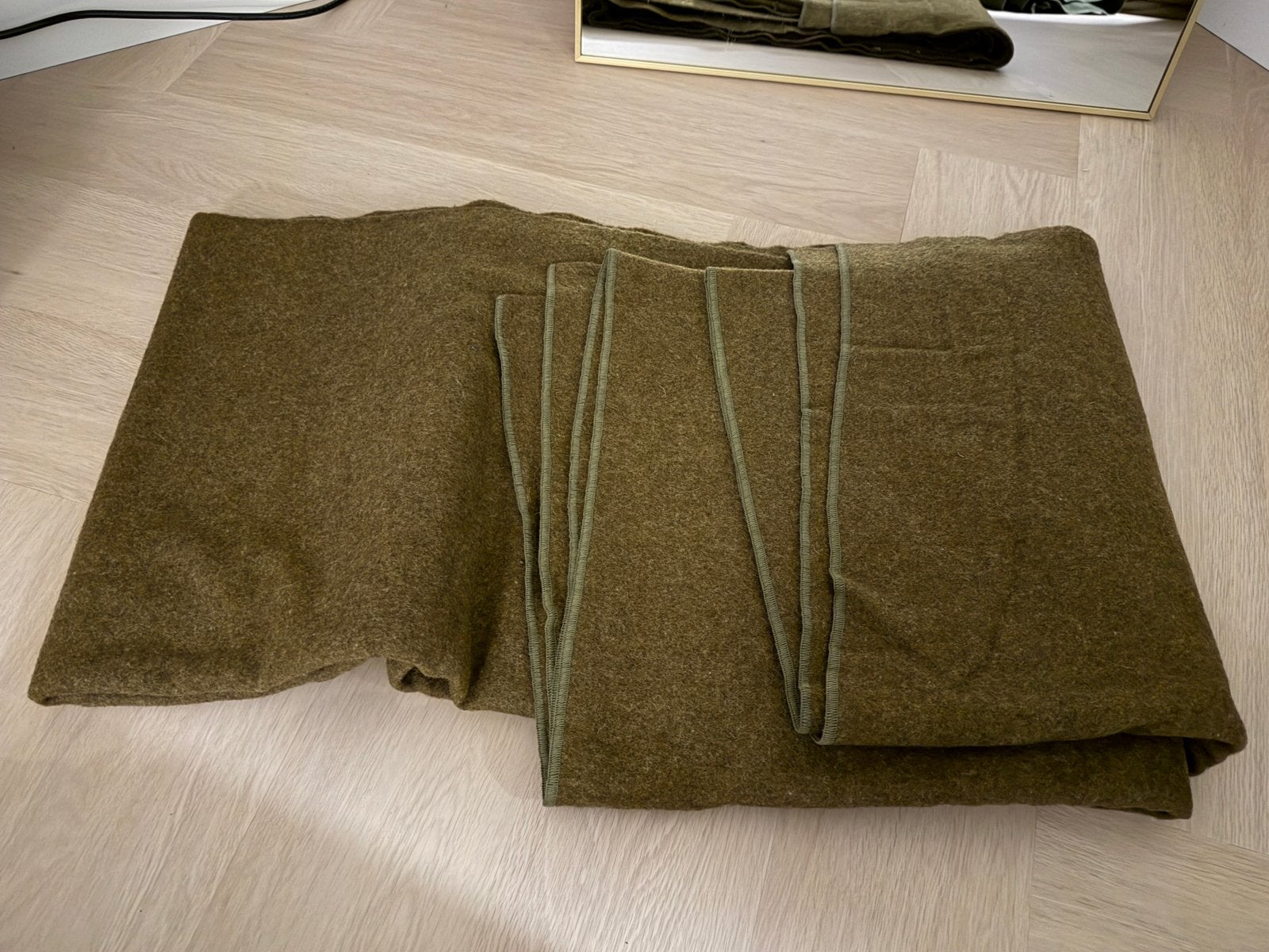 1953 US Army/Korean War wool blanket, Ophalen of Verzenden, Landmacht, Amerika, Embleem of Badge